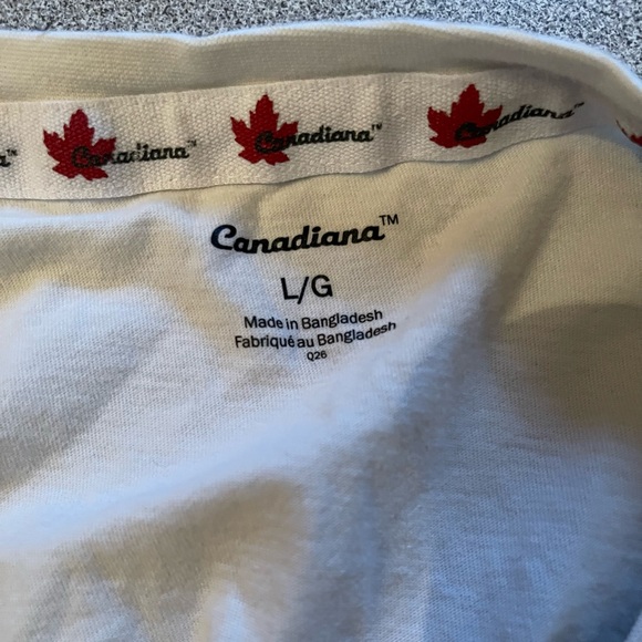 Canadiana Cream Nature T-Shirt Size Large - Picture 6 of 9